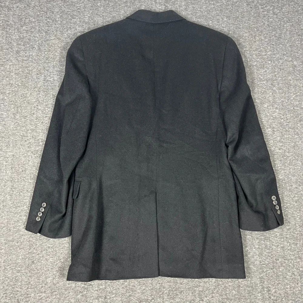 Jos. A. Bank 2-Button Sport Coat Mens 39R Black 100% Camelhair Blazer Formal